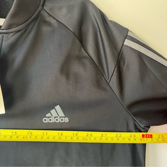 Adidas Women’s 2XL Black Primegreen 3-Stripes Track Jacket Zip Up NWT Athleisure - Picture 9 of 9